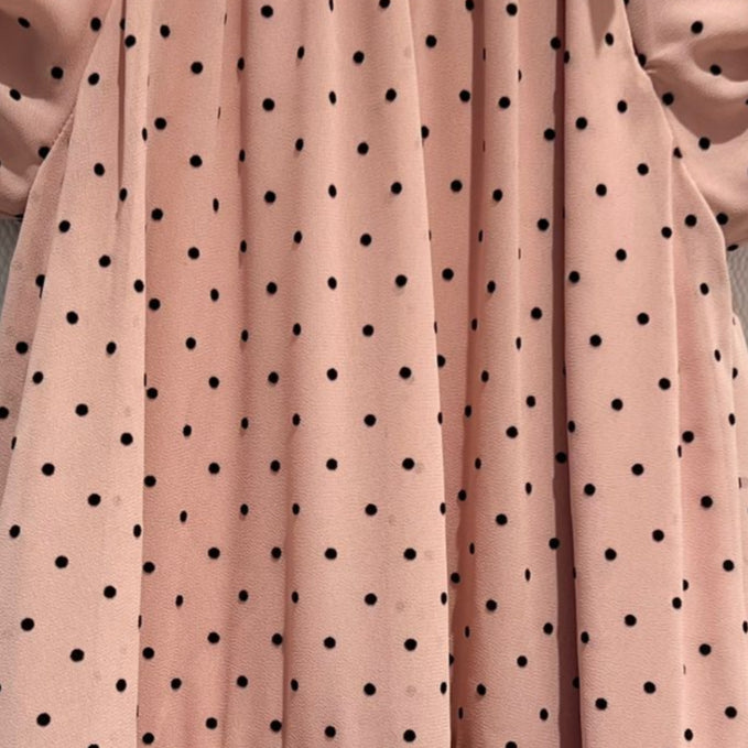 Tulle Dot Dress - Pink