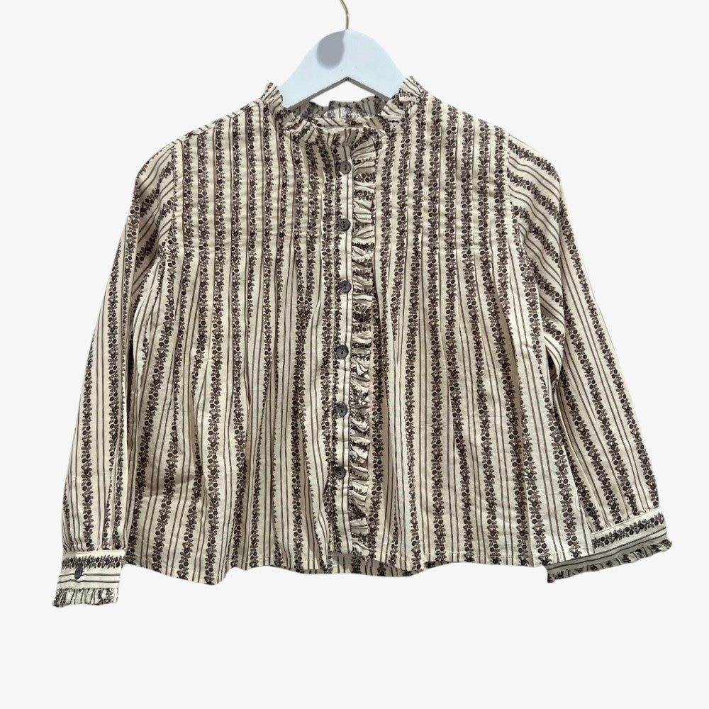 Gathered Shirt - Print