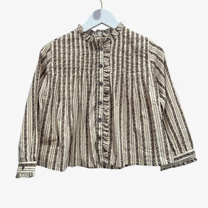 Gathered Shirt - Print