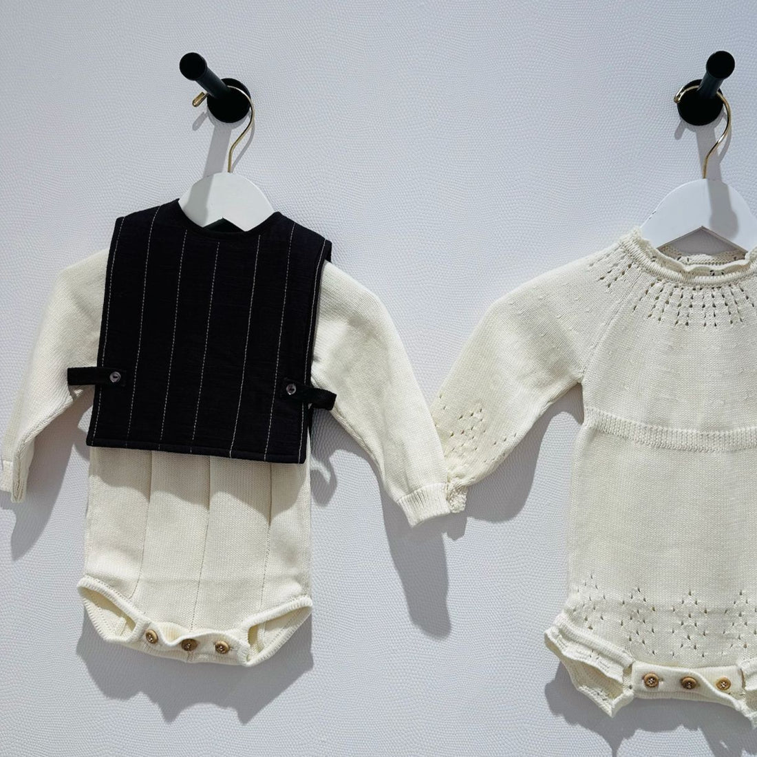 Knit Romper - Ivory