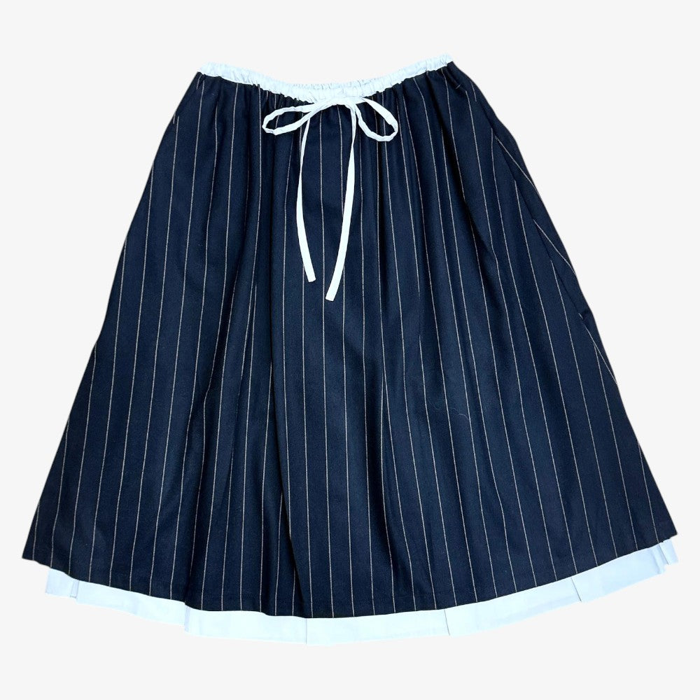 Tokoro Skirt - Navy Stripe