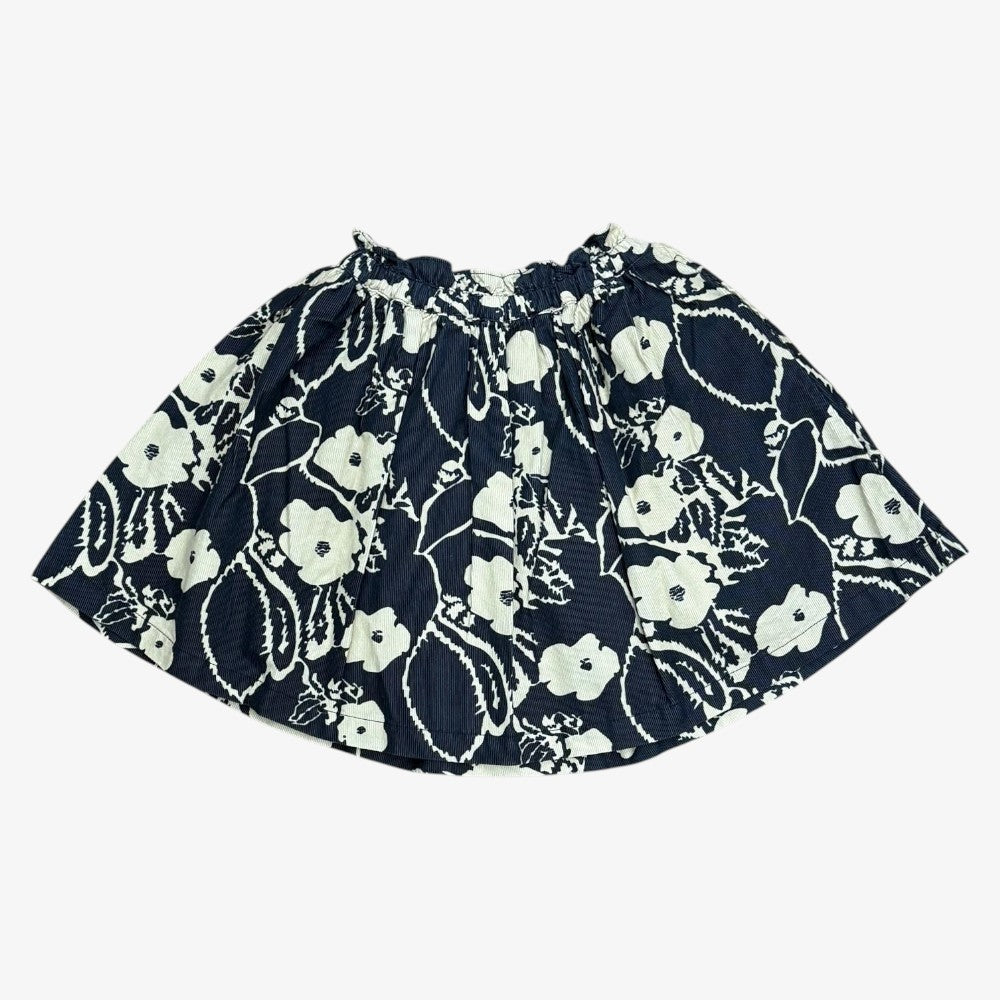 Ria Frill Skirt - Navy