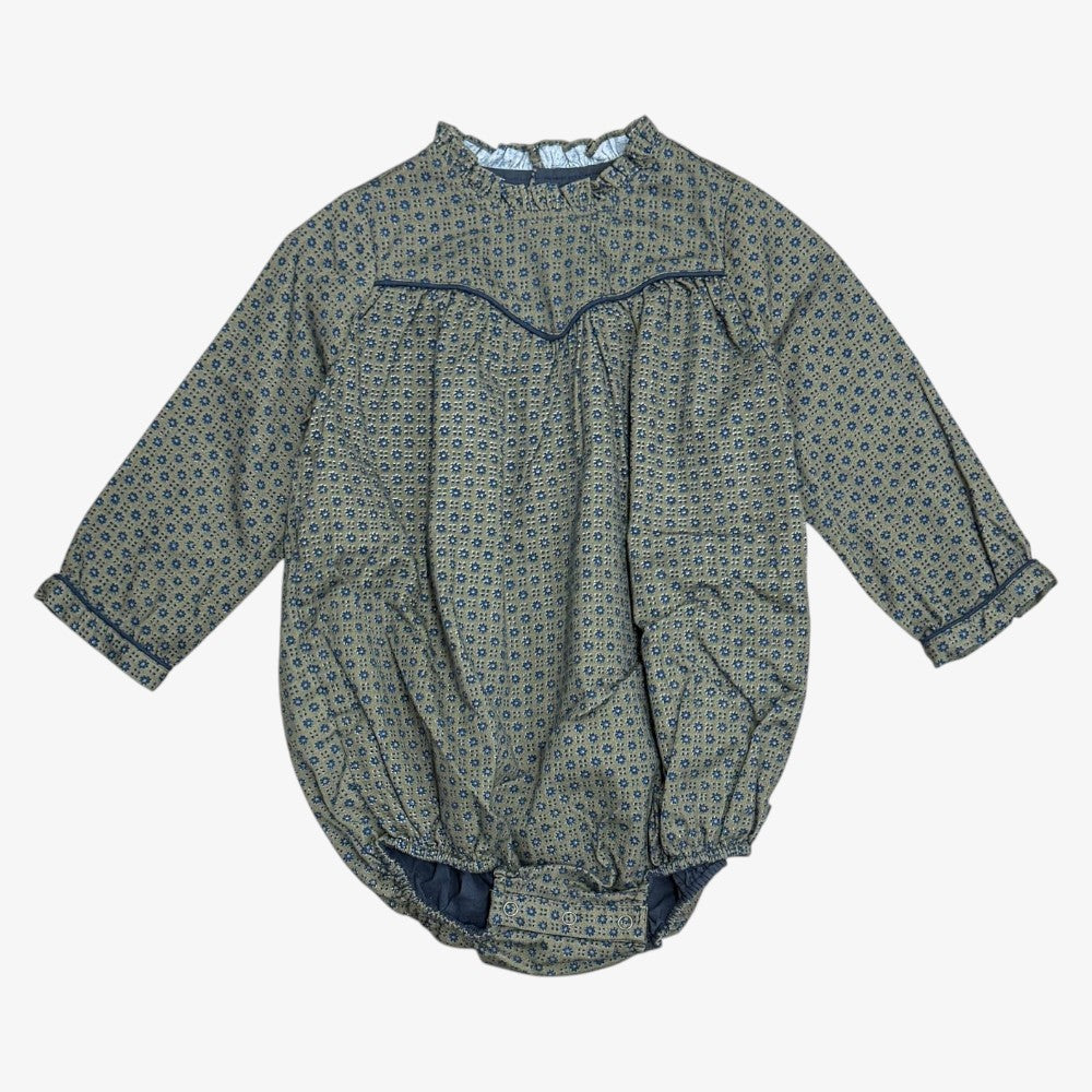 Lua Frill Romper - Khaki