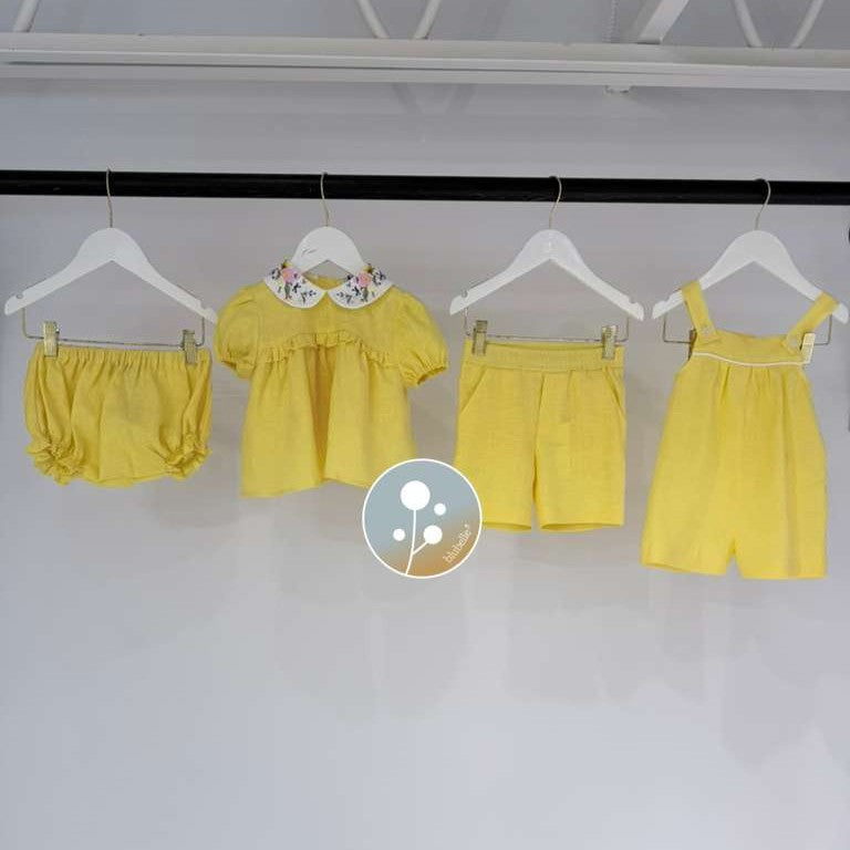 Aria Blouse And Bloomer - Yellow