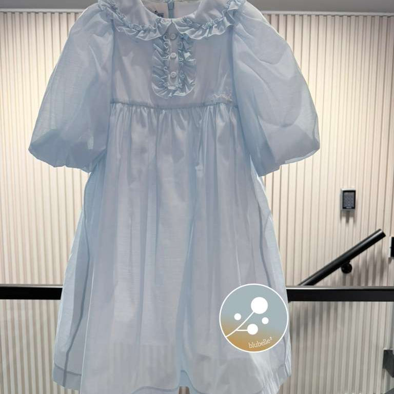 Organza Dress - Light Blue