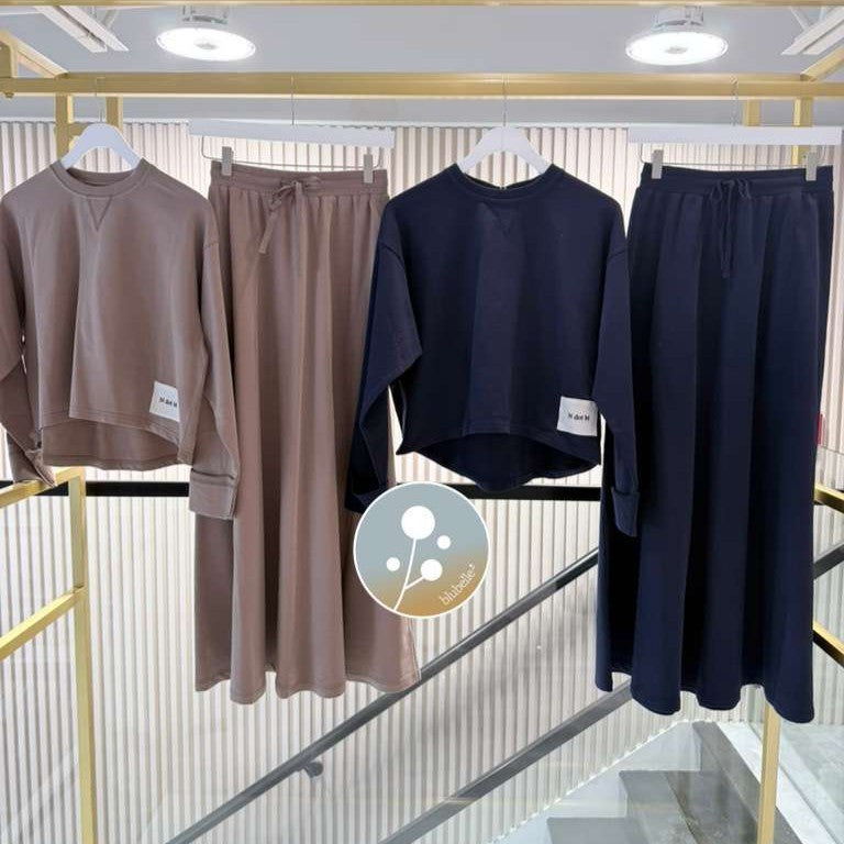 French Terry Set - Taupe