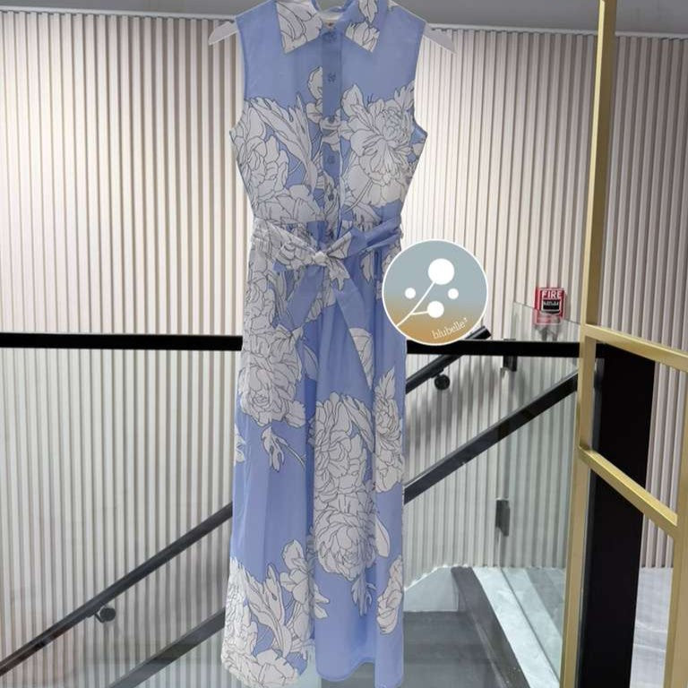 Floral Jumper - Light Blue