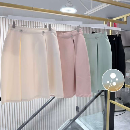 Pleat Skirt - Pink