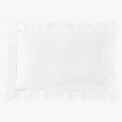 Toddler Pillowcase - Scallop White