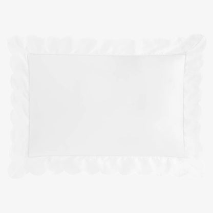 Toddler Pillowcase - Scallop White