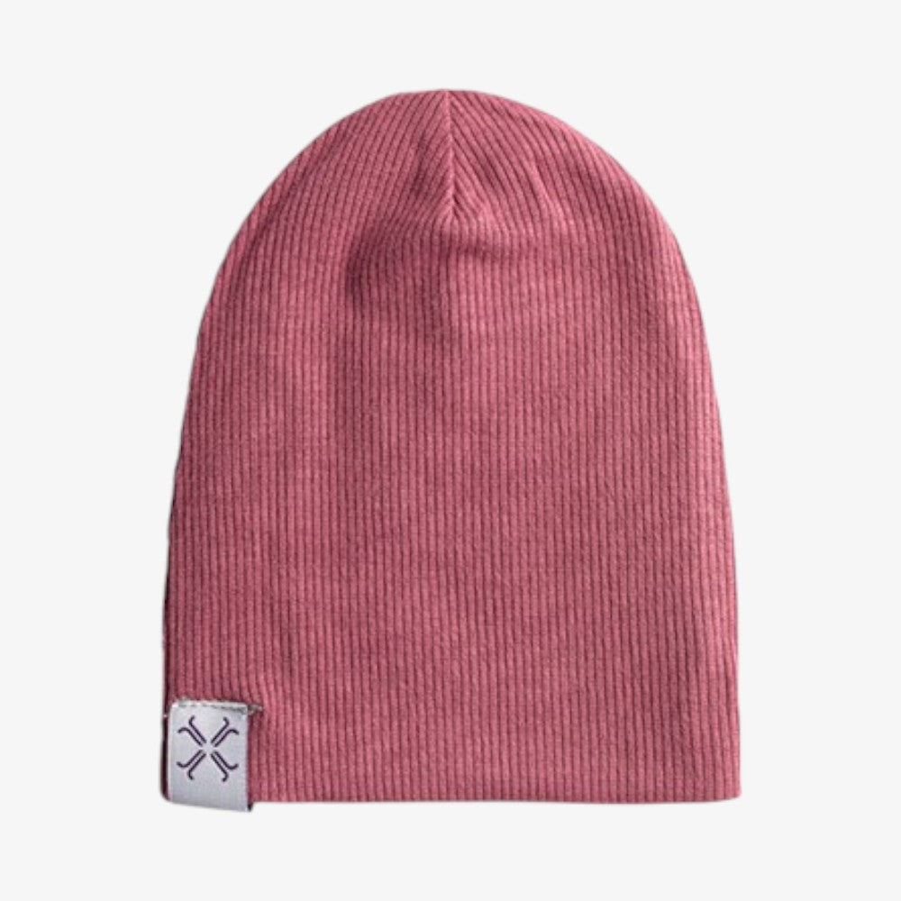 Rib Beanie - Wine