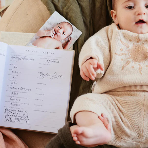 First Year Of You Book - Oatmeal