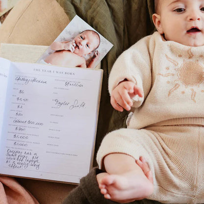 First Year Of You Book - Oatmeal