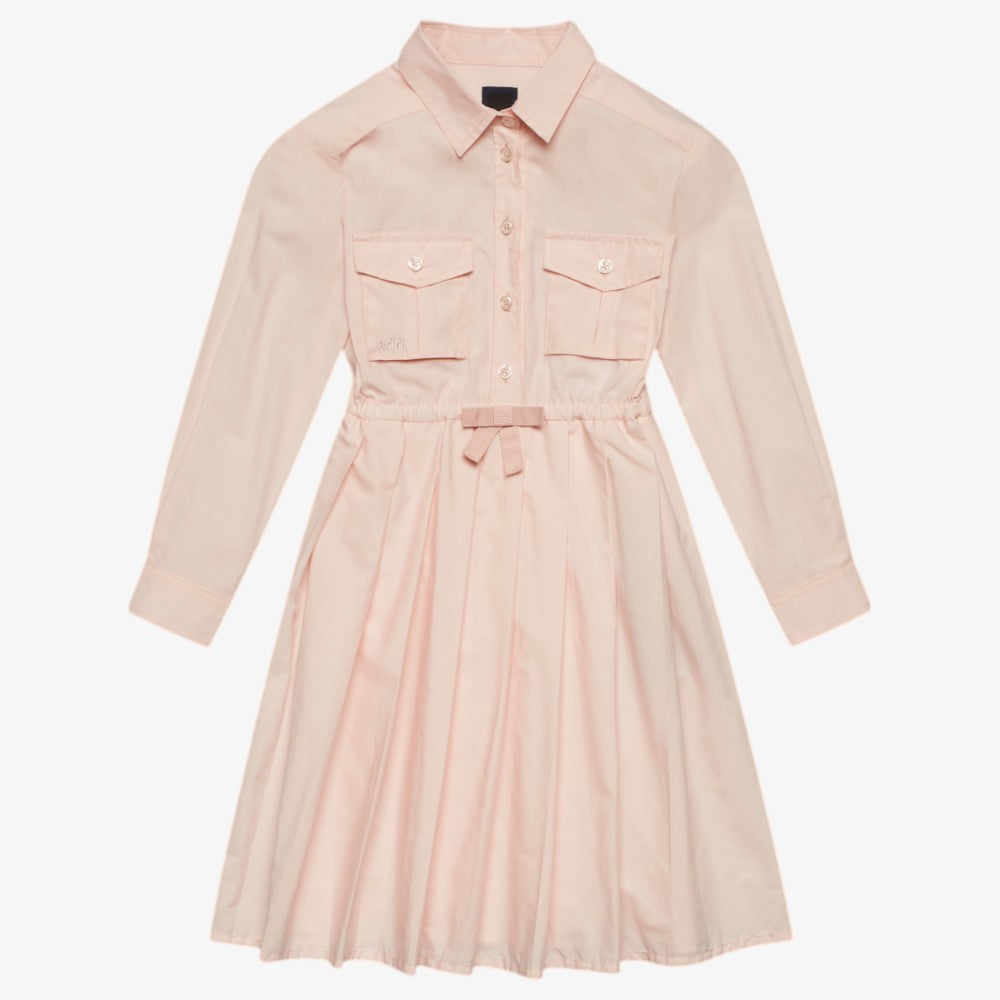 Polo Pleated Dress - Peony