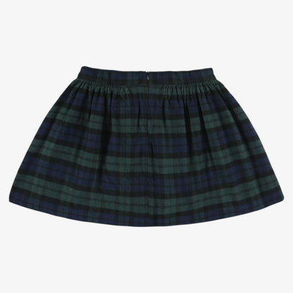 Plaid Skirt - Navy