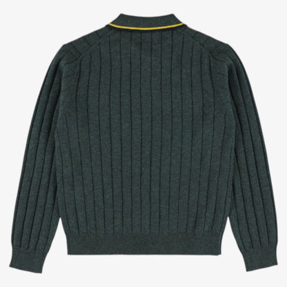 Stripe Polo - Navy