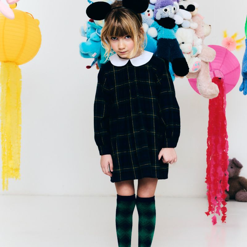 Collar Dress - Navy