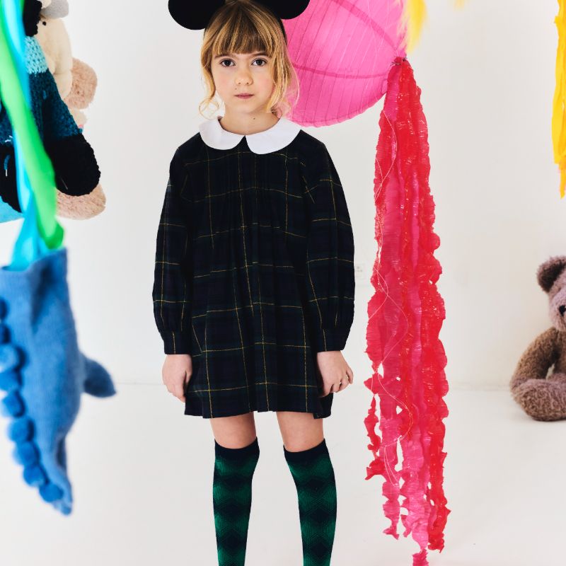 Collar Dress - Navy