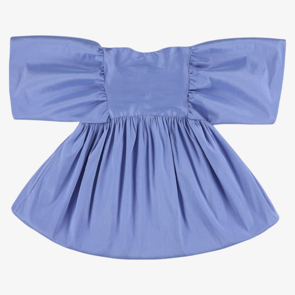 Gathered Dress - Blue