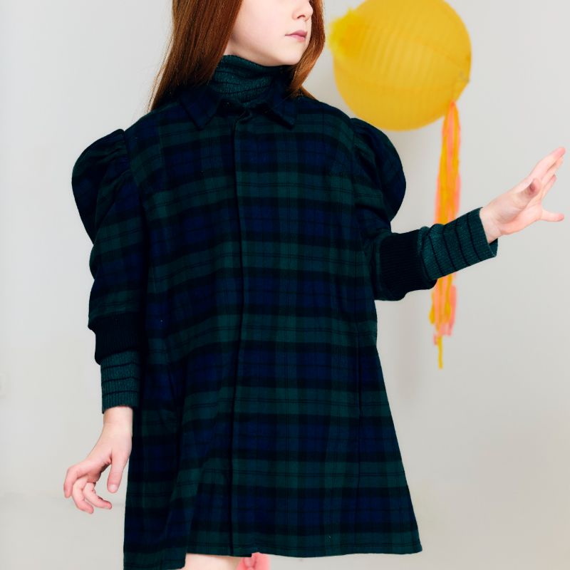 Button Down Dress - Navy