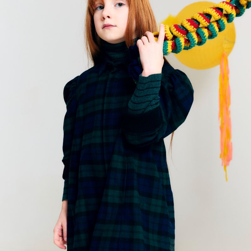 Button Down Dress - Navy