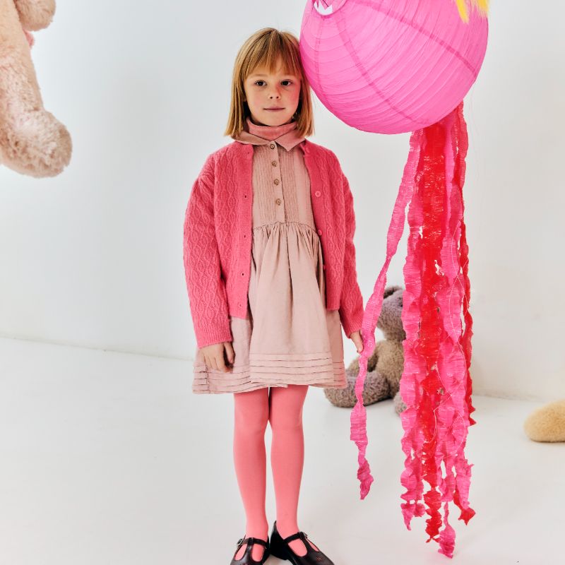 Waisted Dress - Pink