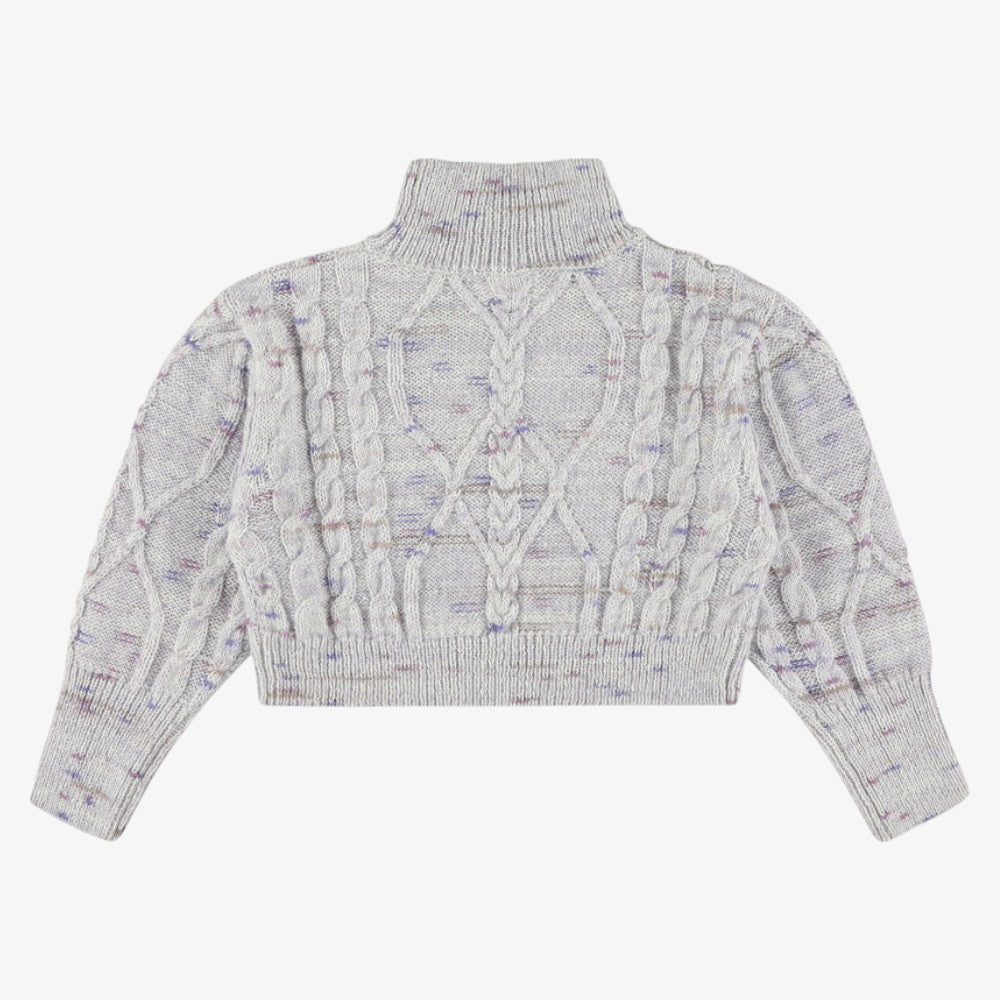 Cable Sweater - Grey