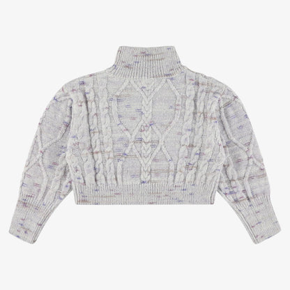Cable Sweater - Grey