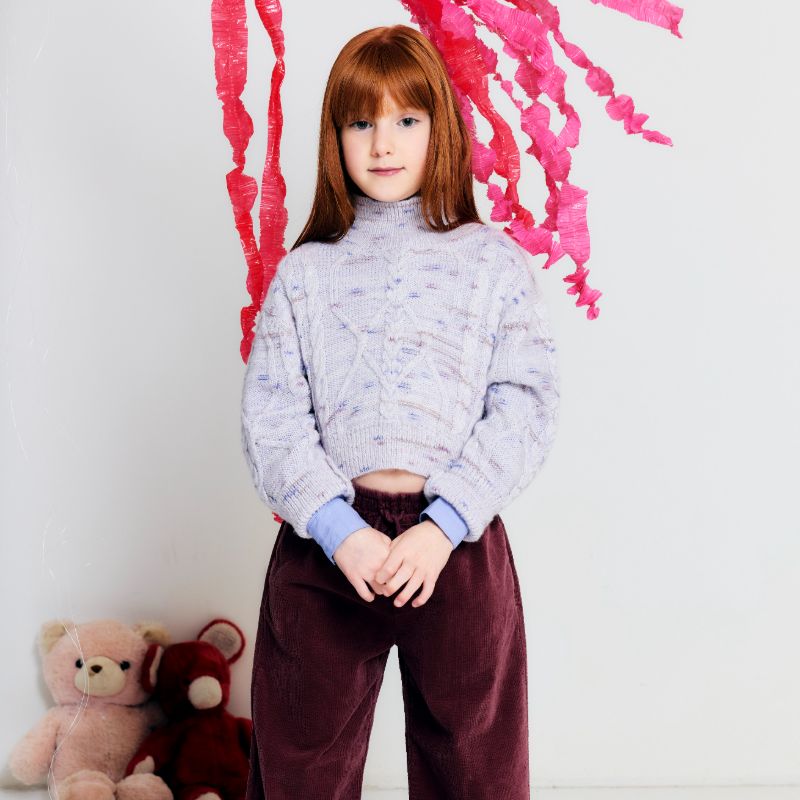 Cable Sweater - Grey