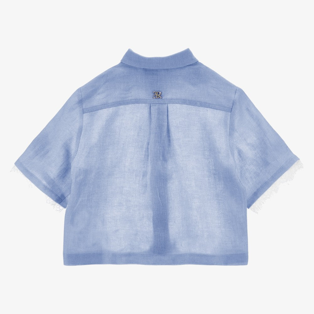 Lace Shirt - Blue