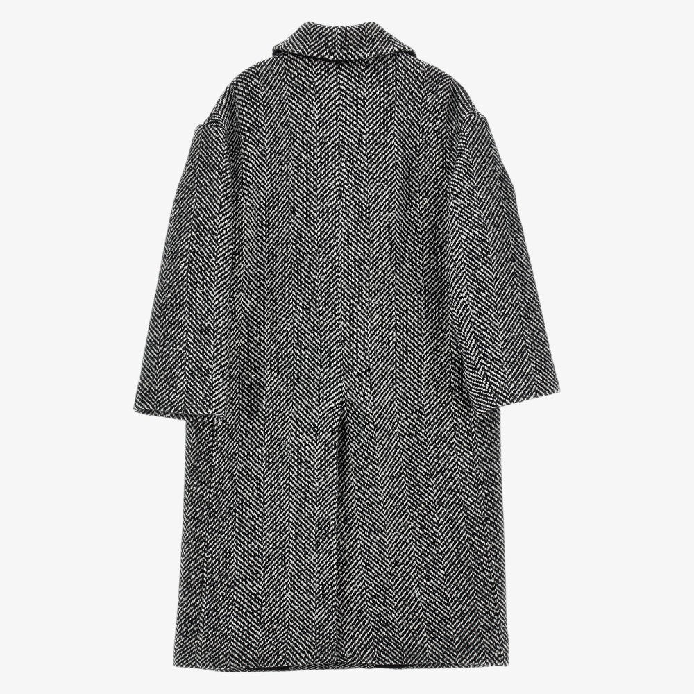 Chevron Coat - Black