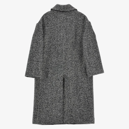 Chevron Coat - Black