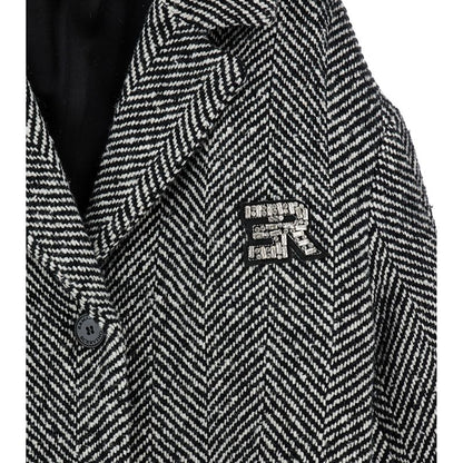 Chevron Coat - Black