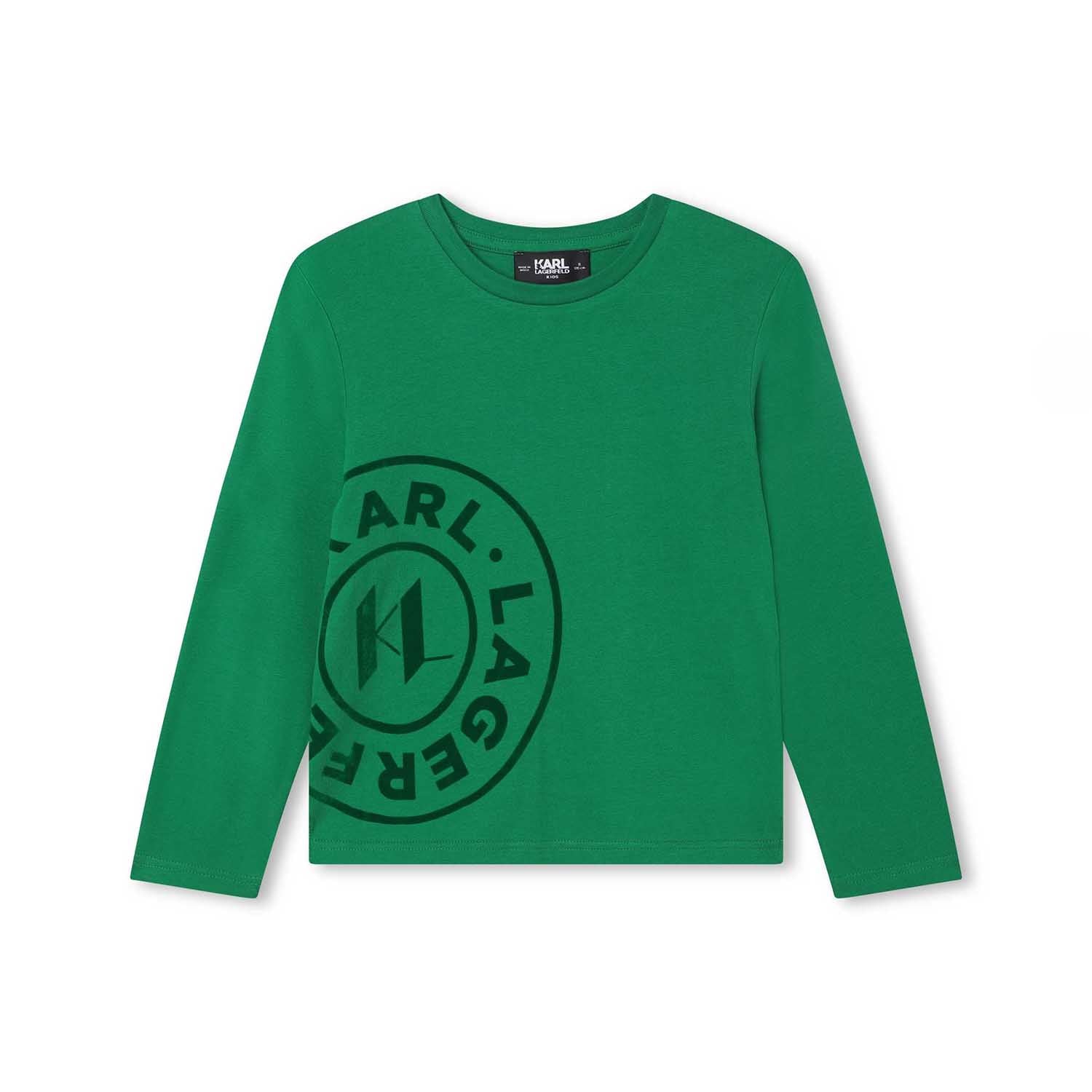 Karl Lagerfeld Logo T-Shirt - Green