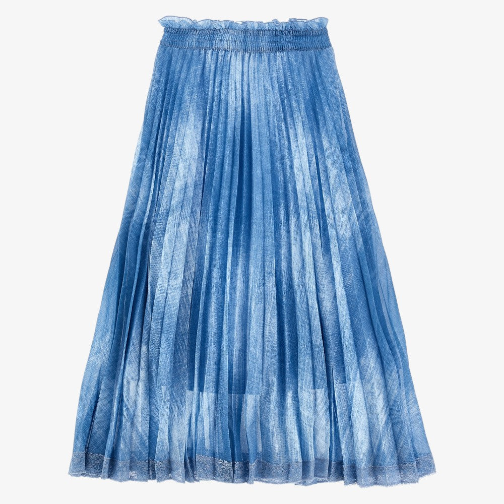 Pleated Skirt - Blue