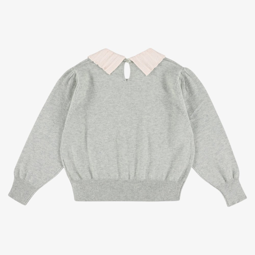 Zamora Crop Sweater - Inox
