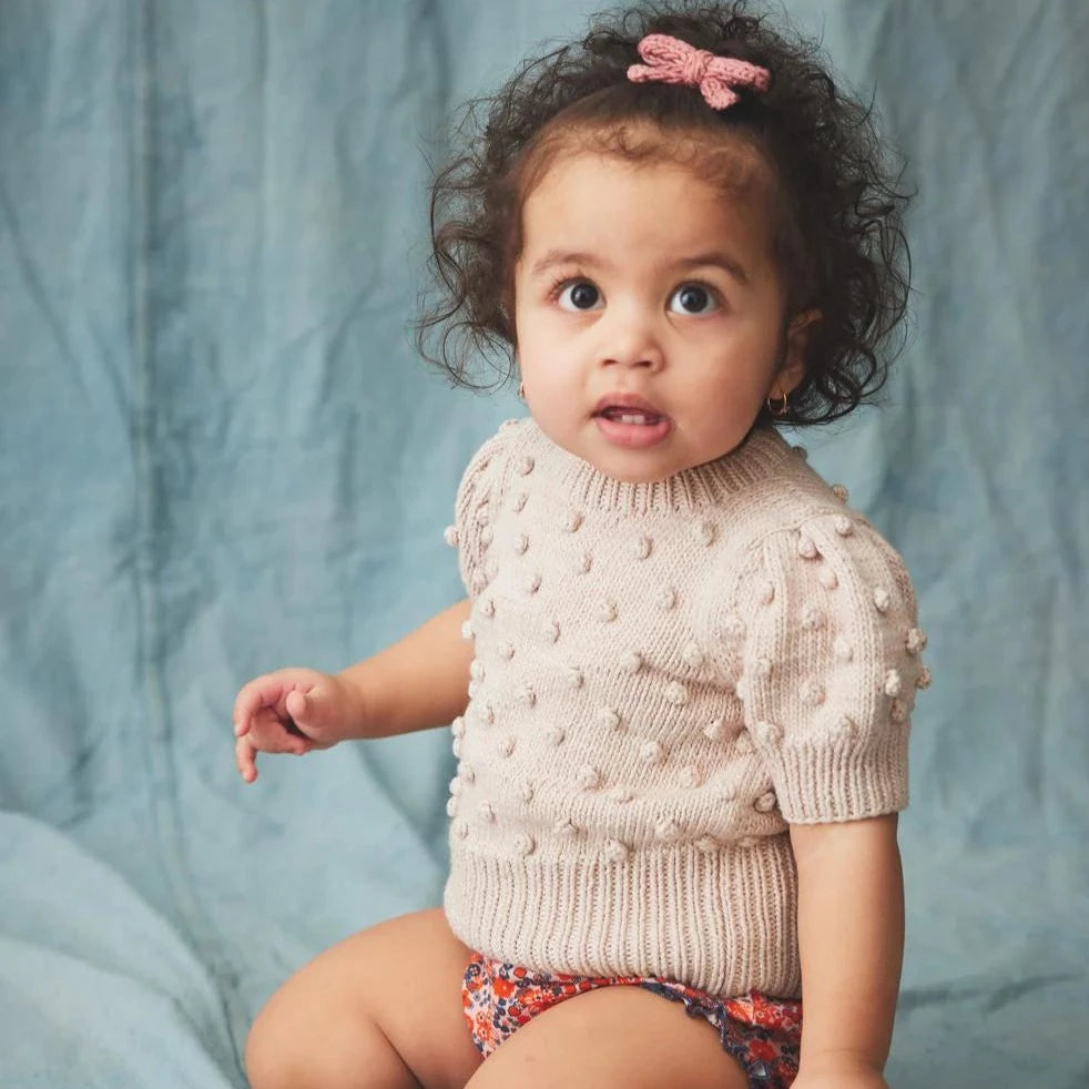 Misha & Puff Ellie Popcorn Sweater - Moon