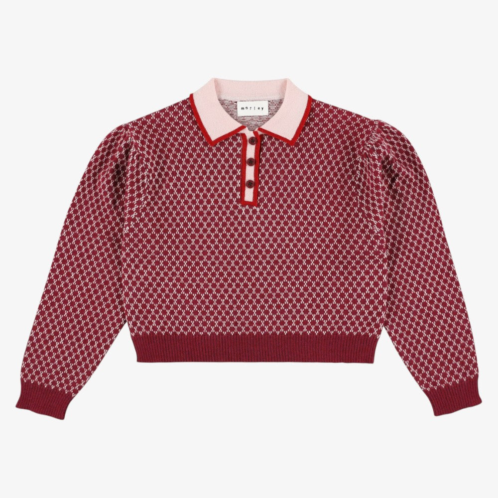 Zug Knit Polo - Persian