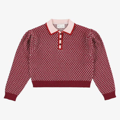 Zug Knit Polo - Persian