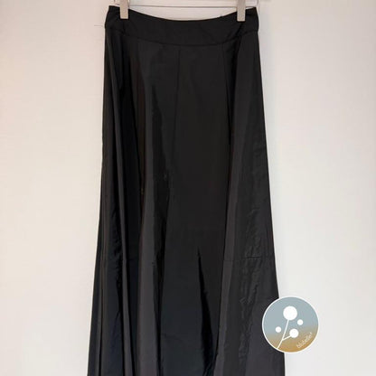 Bow Tafetta Skirt - Black