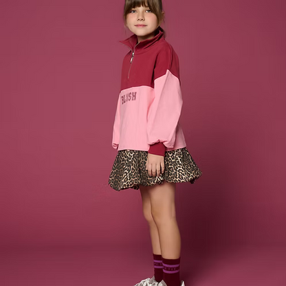 Zipper Sweater - Blush