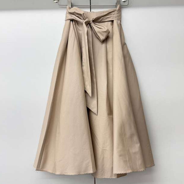 Flared Skirt - Beige