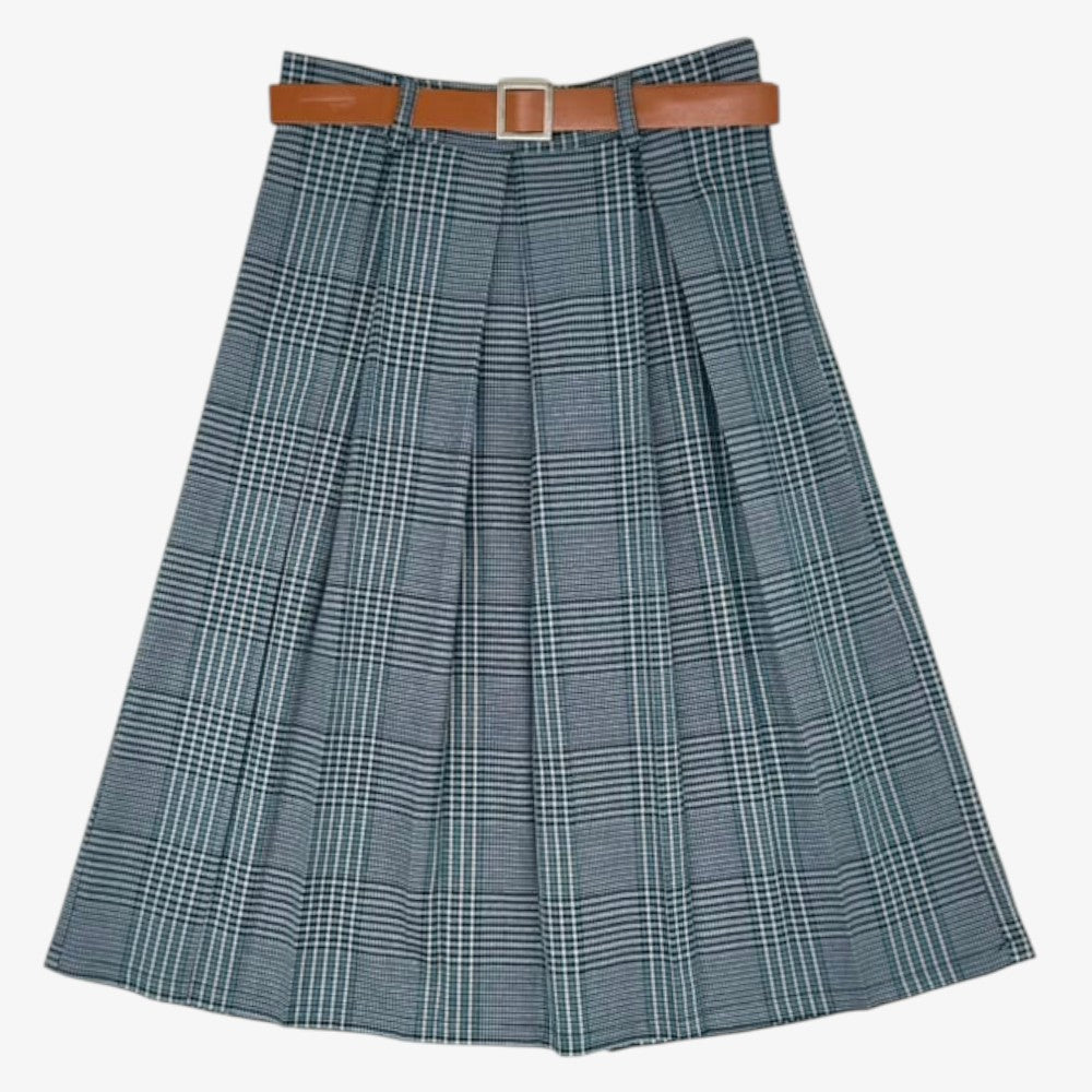 Skirt - Turquoise Plaid