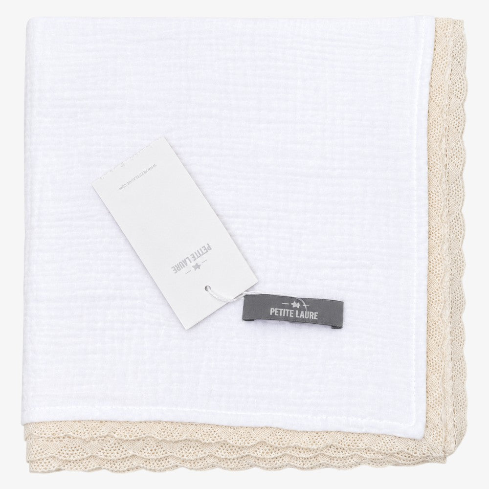 Lace Swaddle - Beige