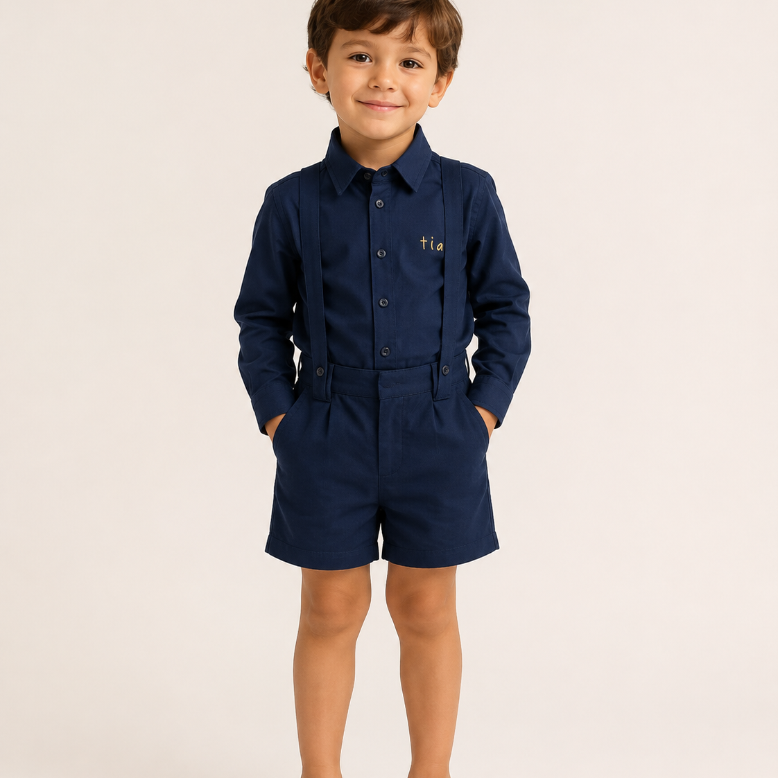 Flannel Shirt - Navy Blue