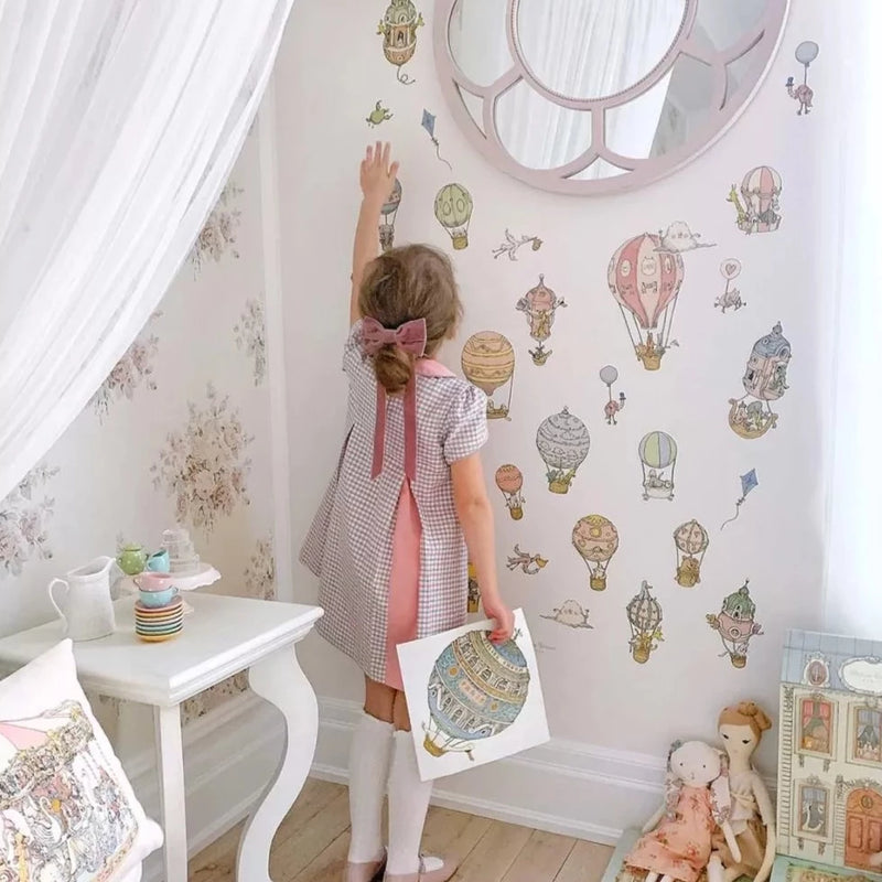 Atelier Choux 40 REPLACEABLE WALL STICKERS - Multi