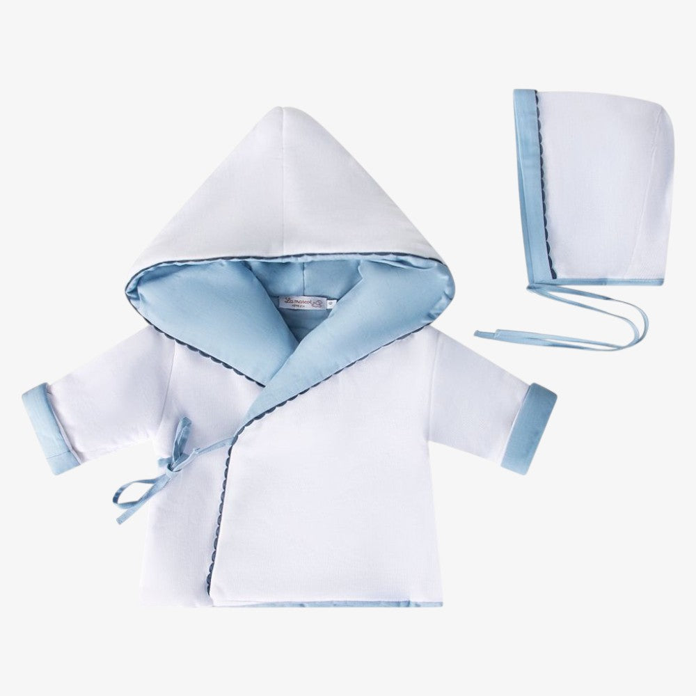 Edge Jacket And Bonnet - White &amp; Blue