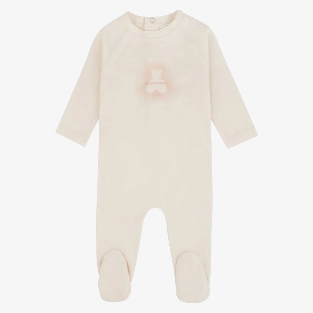 Aura Bear Footie - Pink