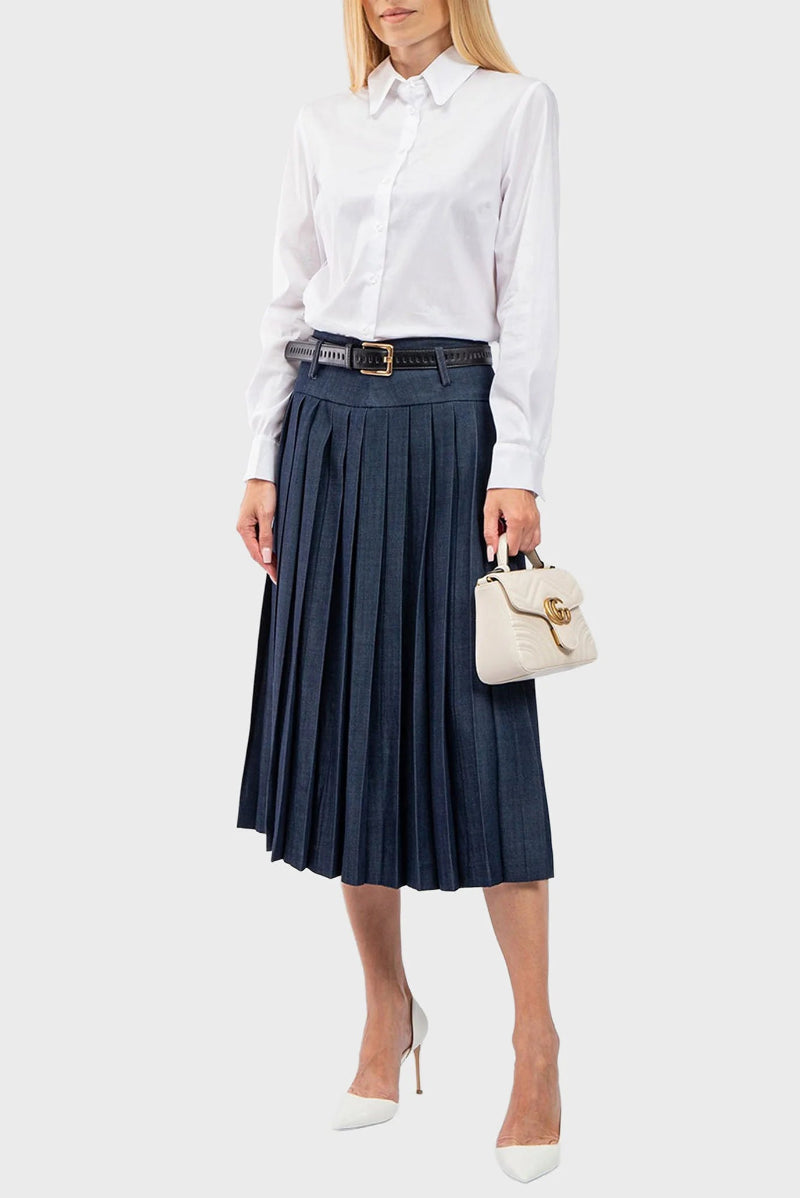 Goswinny Skirt - Denim Blue