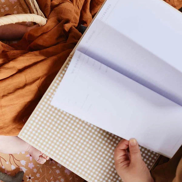 Birth To Five Years Baby Journal - Oatmeal